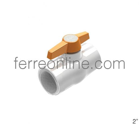 VALVULA DE ESFERA PVC ROSCABLE 2" PCP