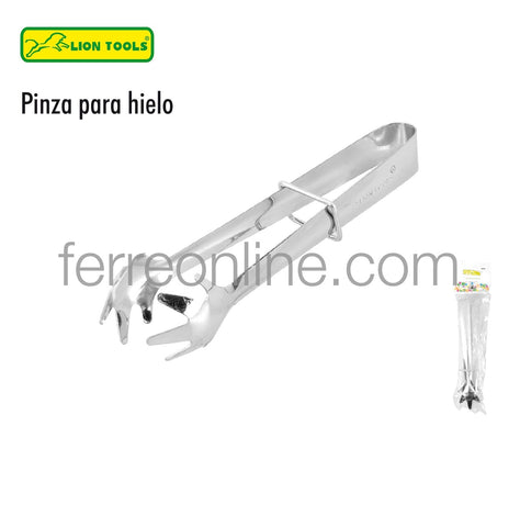 PINZA PARA HIELO 19.5 CM ACERO INOX LION TOOLS 2150