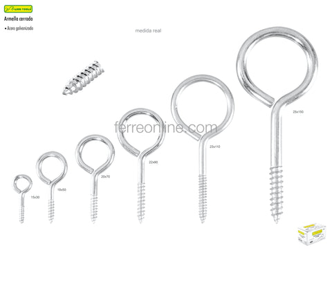 ARMELLA CERRADA 25 X 150 MM LION TOOLS 2043