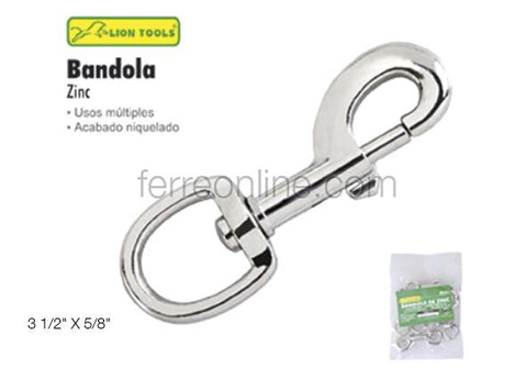 BANDOLA DE ZINC 3 1/2 X 5/8" LION TOOLS 8223 (PZA)