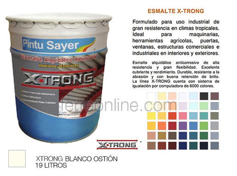 ESMALTE BLANCO OSTION 19LT SAYER XTRONG EX-0229.50