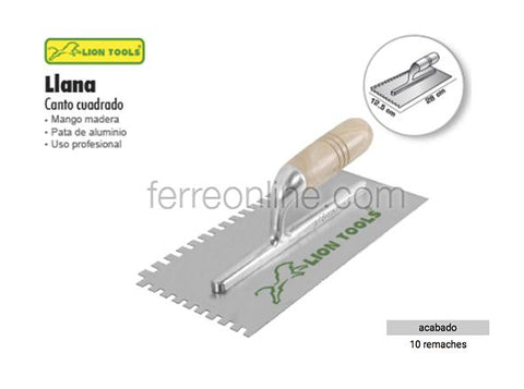 LLANA CANTO DENTADO CUADRADO LION TOOLS 1922