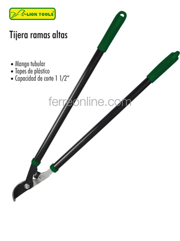 TIJERA PARA RAMAS 28" MANGO TUBULAR LION TOOLS 0062