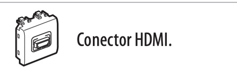 TOMA HDMI 2 MODULOS LIVING LIGHT L4284