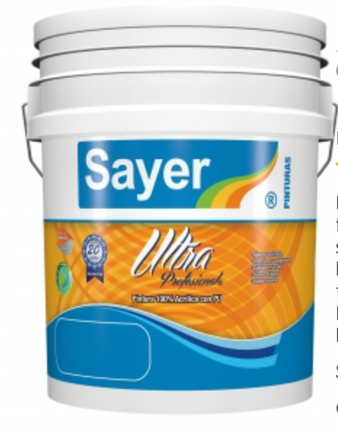 PINTURA VIN AZUL ULTRAFALGAR 4LT SAYER ULTRAPRO VU-0300.40