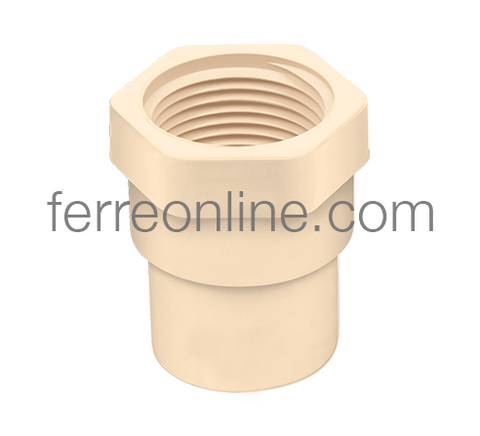 ADAPTADOR ROSCA INTERIOR CPVC 50MM 2" CRESCO 92611G