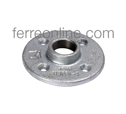 BRIDA ROSCADA GALVANIZADA 25MM 1" ARXFLUX