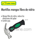 MARTILLO UÑA CURVA CON MANGO DE FIBRA DE VIDRIO 10 OZ LION TOOLS