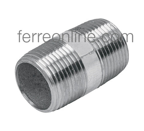 NIPLE GALVANIZADO 32MM X 4CM 1-1/4 X 1-1/2