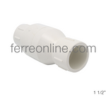 VALVULA CHECK PVC HIDRAULICO C-40 CEM 1 1/2" KBI