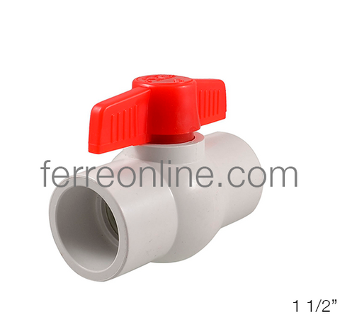 VALVULA DE ESFERA PVC CEM 1 1/2" DICA 4577.38 (150LBS)