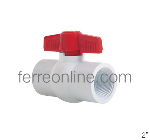 VALVULA DE ESFERA ROSC PVC 2" DICA 4570.51 (150LBS)